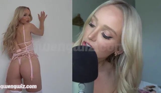 GwenGwiz ASMR Lingerie Haul & Footjob-Video durchgesickert