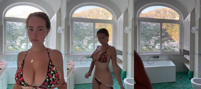 Cecilia Rose Bathroom Strip Tease Video