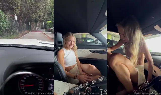 Sarah Lloyd POV Car Blowjob Fuck Video Leaked