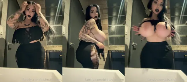 BishoujoMom Nude Bathroom Flash Fansly Video Leaked
