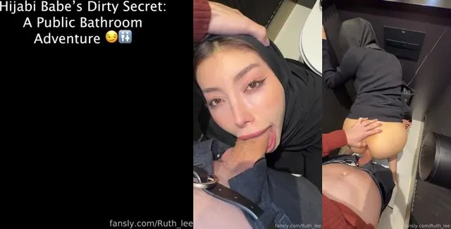 Ruth Lee Hijabi Beauty Fucked In Public Bathroom Video Leaked