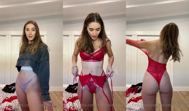 Natalie Roush Christmas Lingerie Try On Video Leaked
