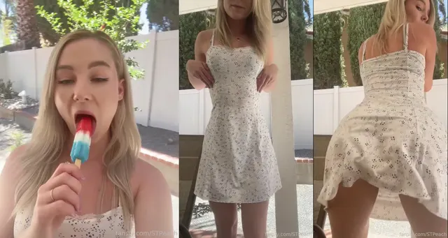 STPeach Popsicle Blowjob Fansly Video Leaked part 2