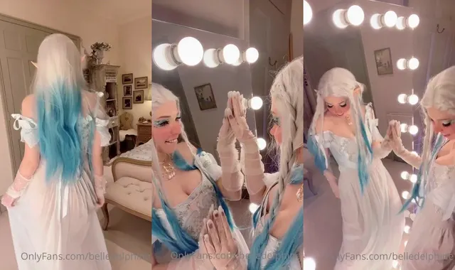 Belle Delphine Nude Elf Princess Cosplay Set