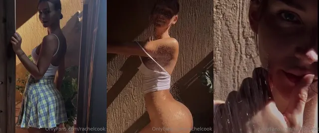 Rachel Cook Nude Outdoor Shower Video