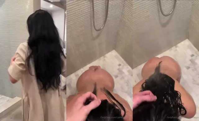 Camilla Araujo Nude POV Shower Blowjob Video