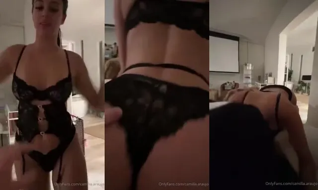 Camilla Araujo Lingerie POV Blowjob Video