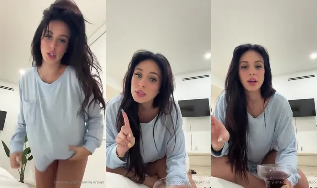 Camilla Araujo Nude Panty Tease Video