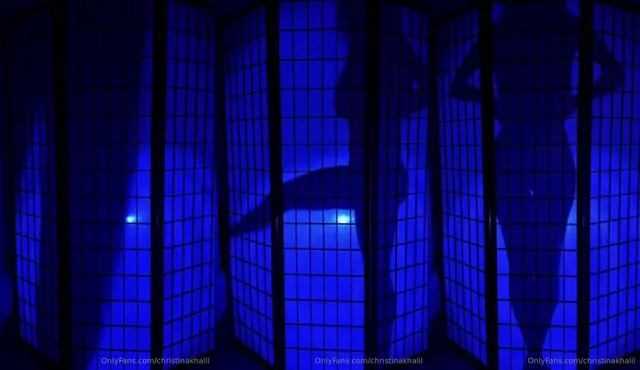 Christina Khalil Silhouette Striptease Video