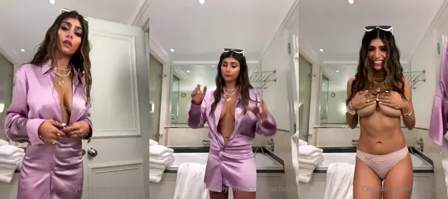 Mia Khalifa Topless High Heel Try-On Video