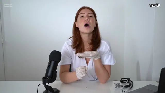 Redhead Nurse Gives You ASMR JOI