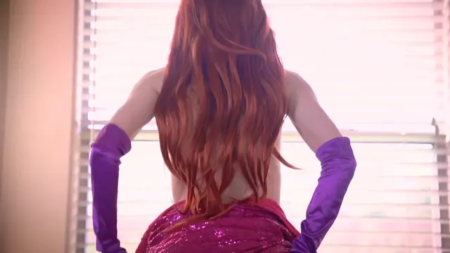 Amouranth Sexy Lewd Jessica Rabbit Cosplay Video Show Leaked