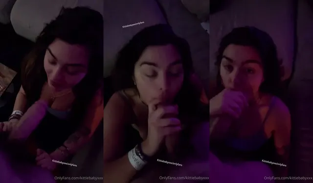KittieBabyXXX POV Blowjob Facial Video