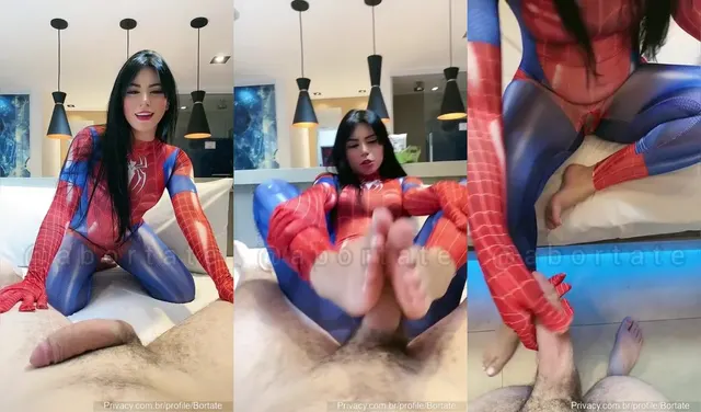 Bianca Alves Spider Girl Blowjob And Footjob Video Leaked