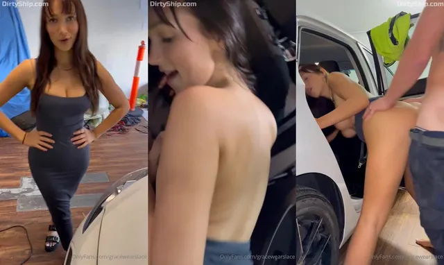 GraceWearsLace Fucked In Garage Video