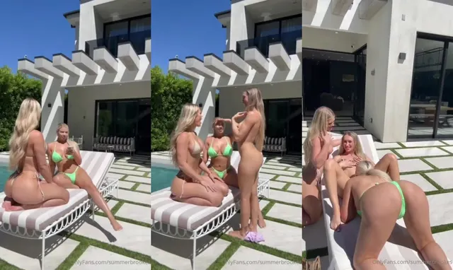 ScarlettKissesXO, Dany Day & Summer Brookes Lesbian Threesome OF Video