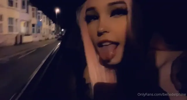 Belle Delphine Night Time Outdoors OnlyFans Video