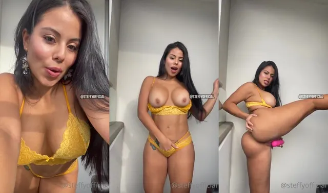 Steffy Moreno Vibrator Masturbation Video