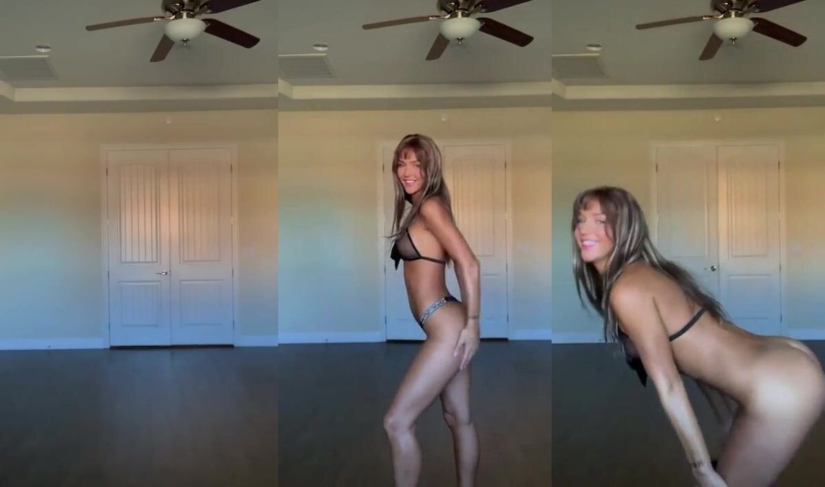 Rachel Cook Sexy Black Lingerie Video