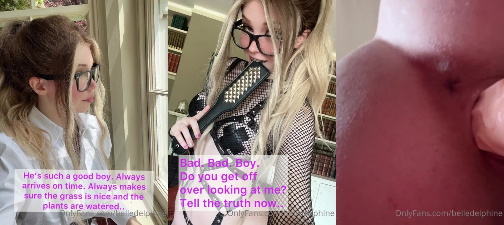 Belle Delphine Dildo Fuck Dominant Roleplay Video Leaked