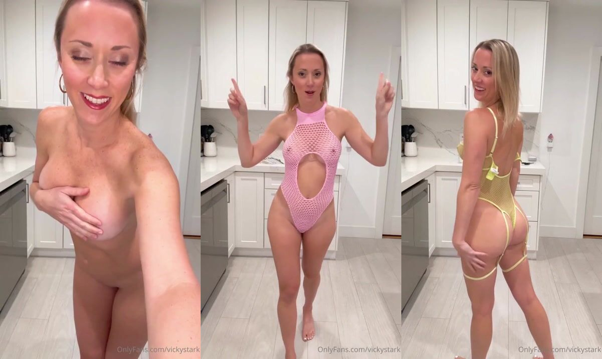 Vicky Stark Nude One-Piece Lingerie Haul Onlyfans Video