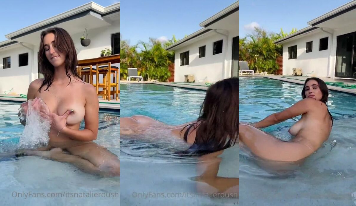 Natalie Roush Naked Swimming Pool PPV Onlyfans Video Leaked