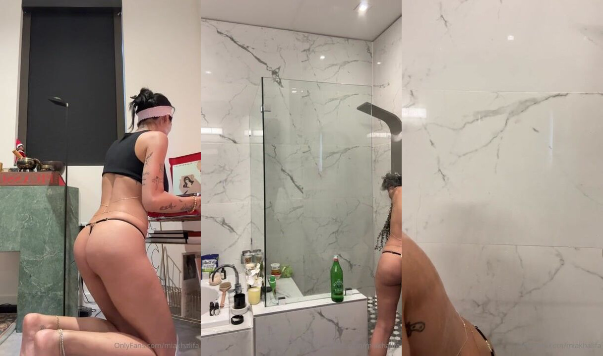 Mia Khalifa Shower Big Boobs Solo Onlyfans Video Leaked