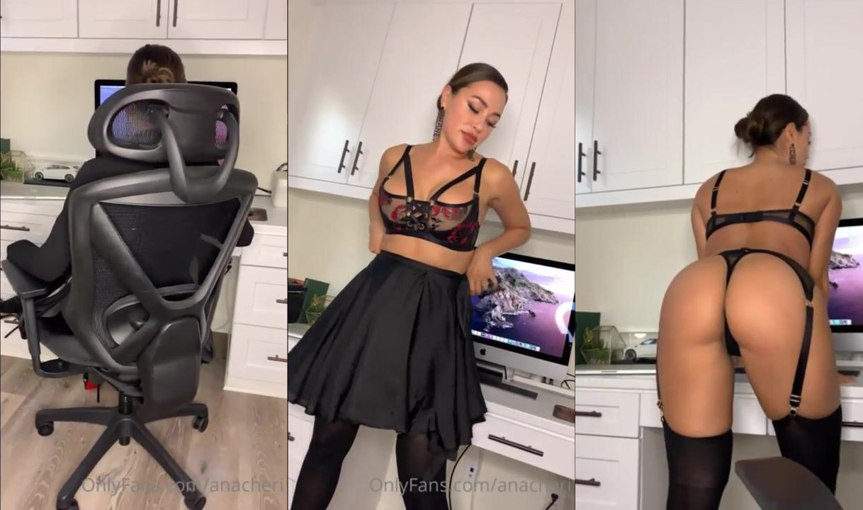 Ana Cheri Sexy Secretary Tease Video Leaked