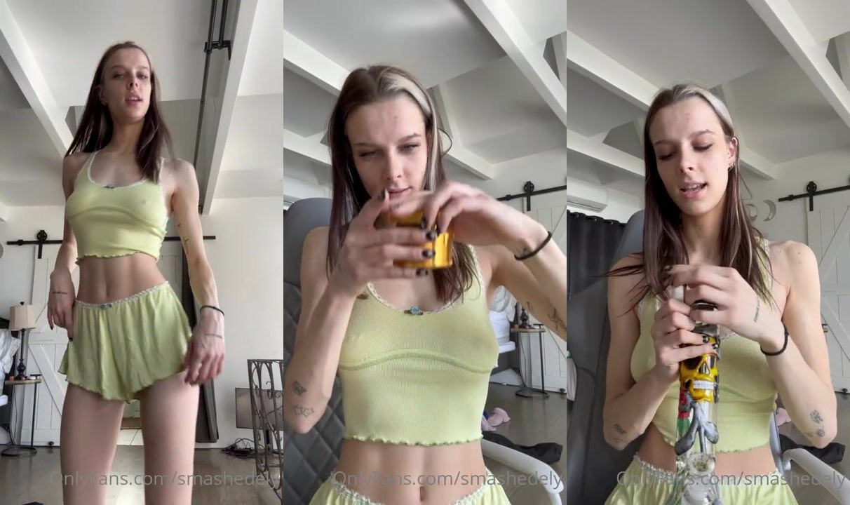 Ashley Matheson Boob Pajama Smoking Onlyfans Video Leaked