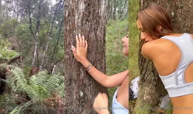 Gracewearslace Nude Forest Sex Tape Video