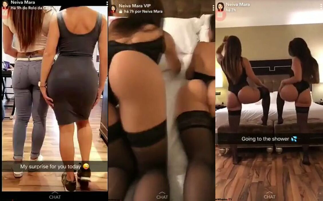 Neiva Mara & Sonia Amat Sanchez Nude Topless Snapchat Lesbian Porn Video