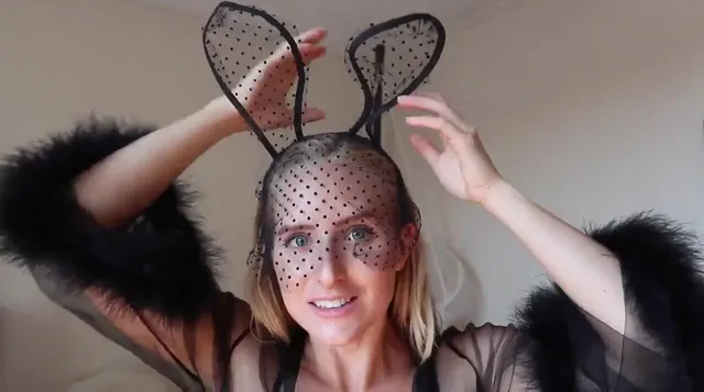 Caroline Zalog See Through Lingerie Try On Patreon Video