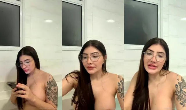 Aline Faria Topless Livestream Video Leaked