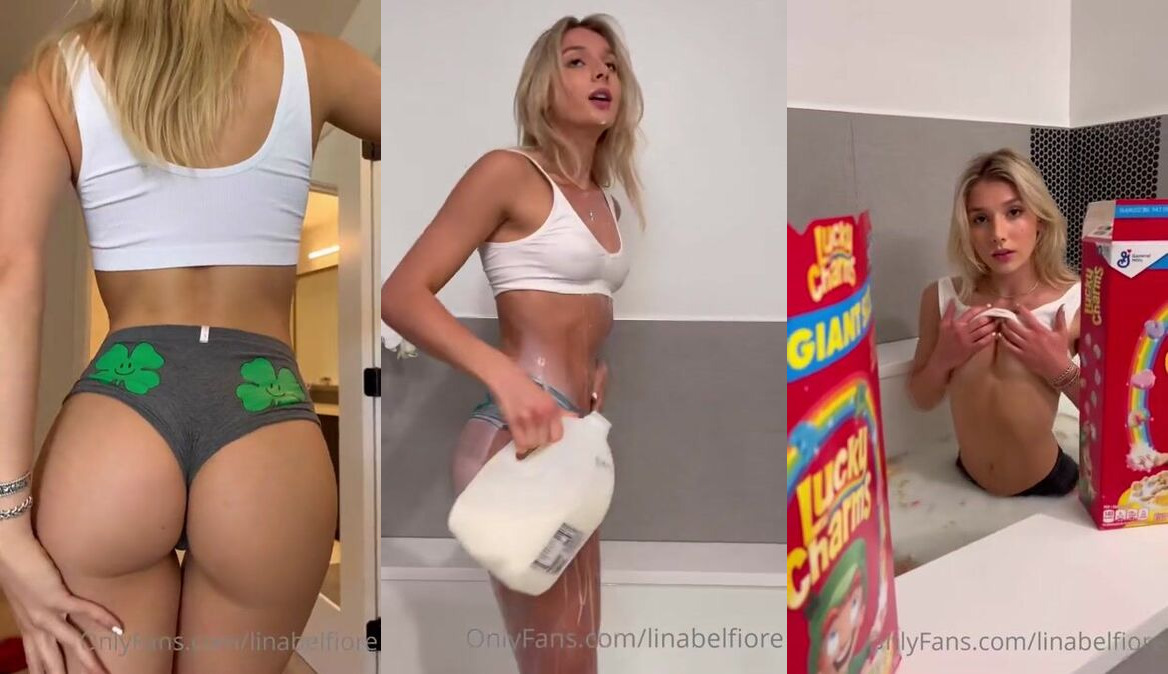 Lina Belfiore Nude Milk Bath OnlyFans Video Leaked