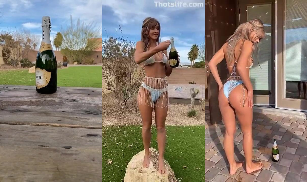 Rachel Cook New Year’s Eve Champagne Video Leaked