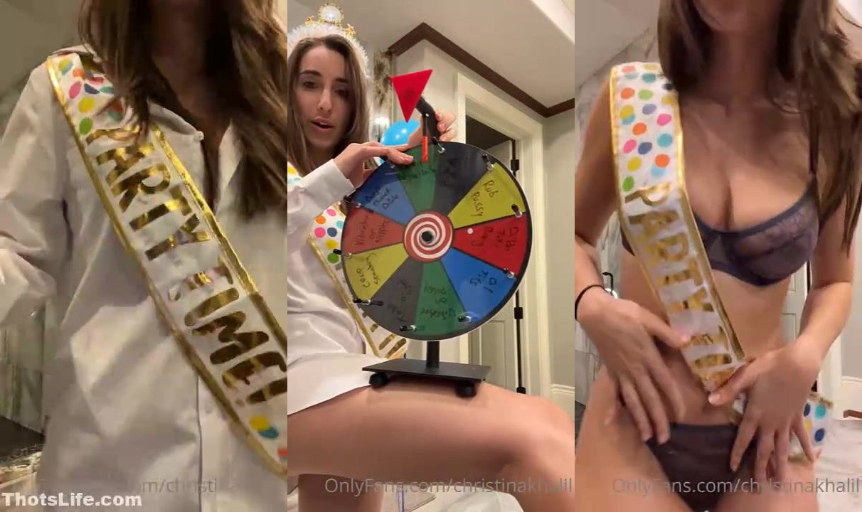 Christina Khalil Drunk Birthday Stream Part 1 Leaked