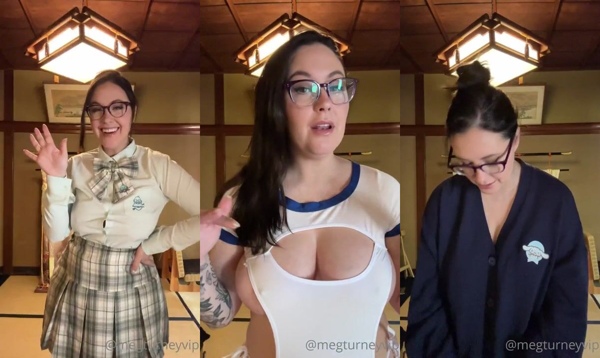 Meg Turney Nude Japanese Dress Try On Onlyfans Video