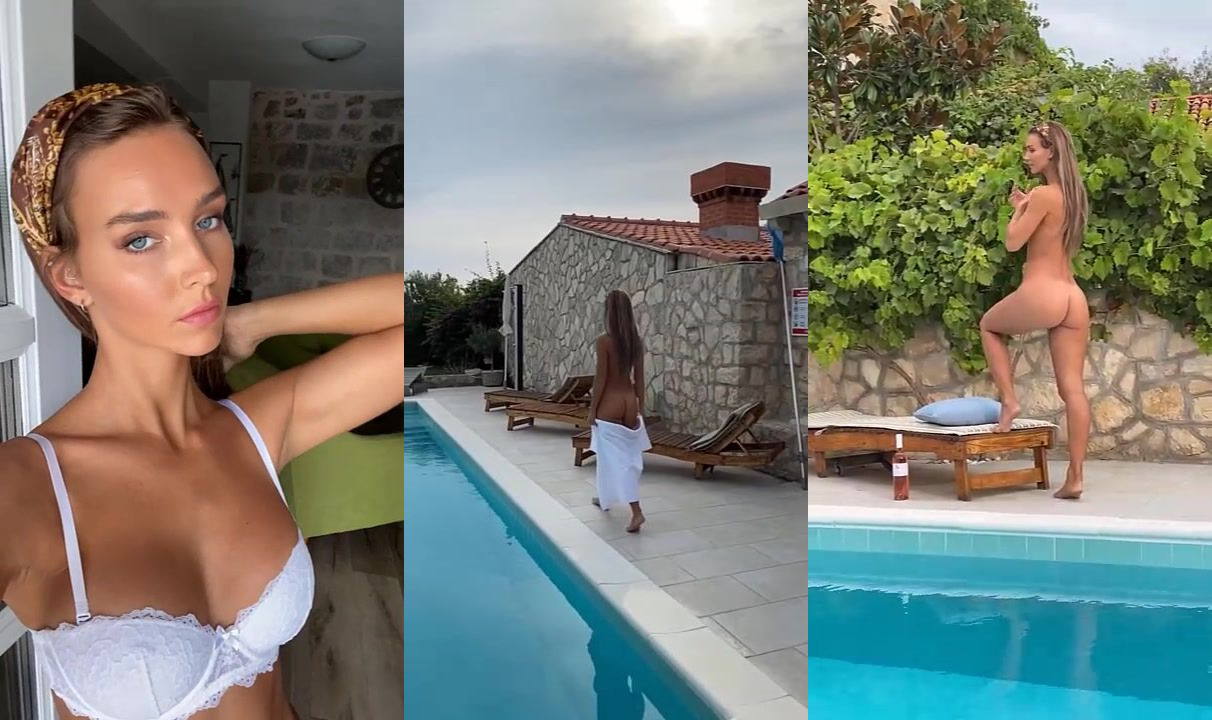 Rachel Cook Nude Pool Shoot Patreon Video Leaked