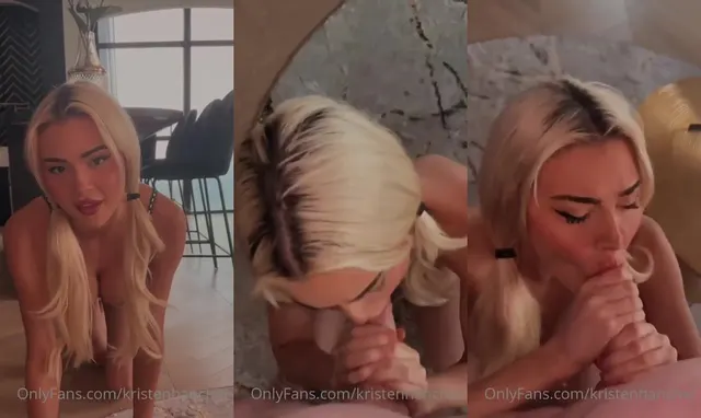 Kristen Hancher Sloppy Blowjob Cum Onlyfans Video Leaked