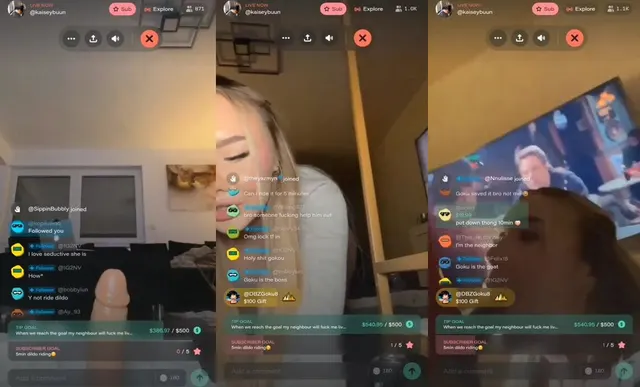Kaiseybuun Fucks Her Boyfriend Live On Stream