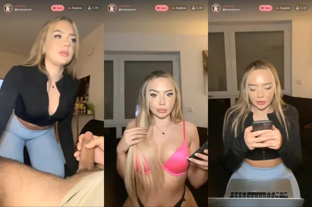 Kaiseybuun Blows Her Boyfriend's Cock On Live