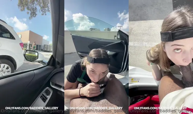 Leaked Starbucks Girl Izzy's BBC Blowjob and Facial Fun