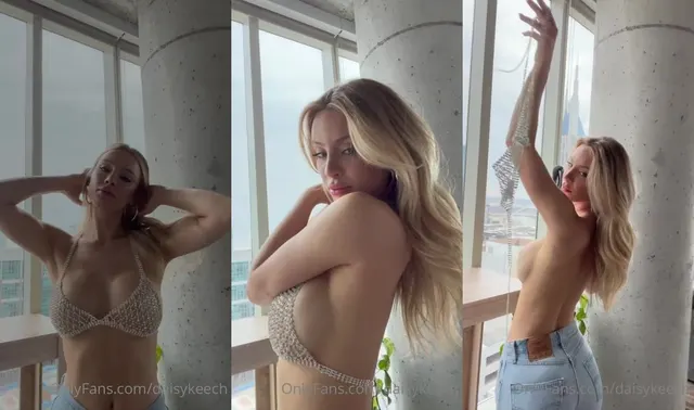 Daisy Keech Topless Nipple Pasties Video Leaked