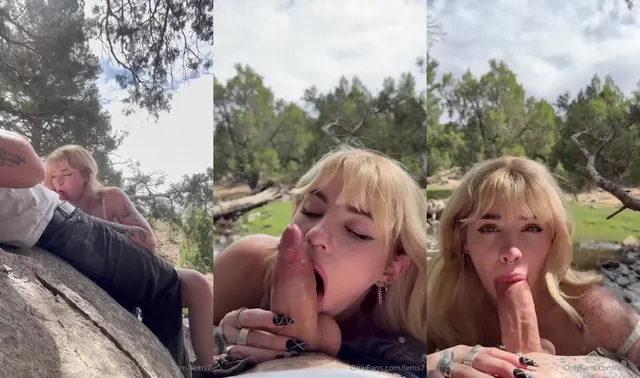 Emily Oram Outdoor Blowjob Cumshot Video Leaked