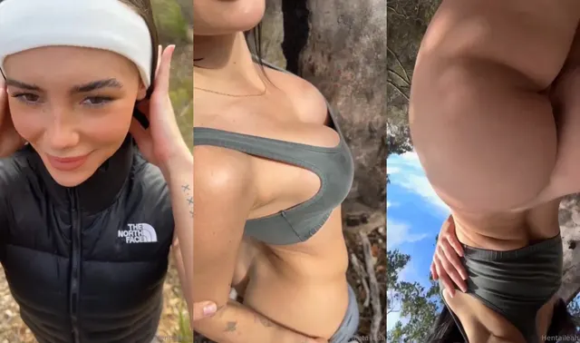 Hentaileah Risky Outdoor Fucking in the Woods