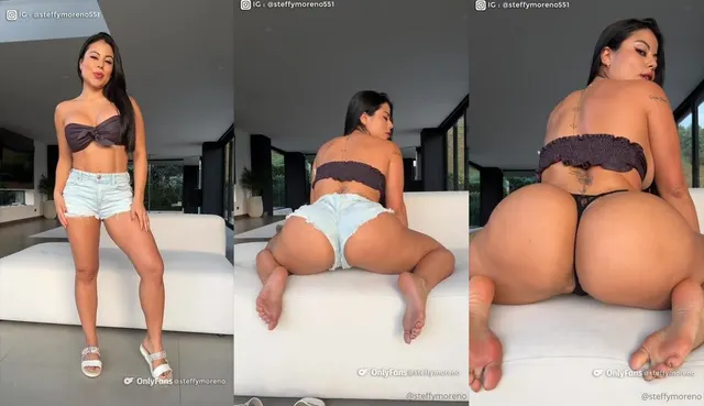 Steffy Moreno Strips And Seduces While Dancing
