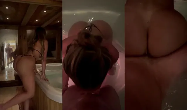 Ester Ana Sucks Dick In A Bathtub