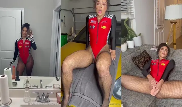 Mechanic Teanna Trump Pumps Herself Until Climax