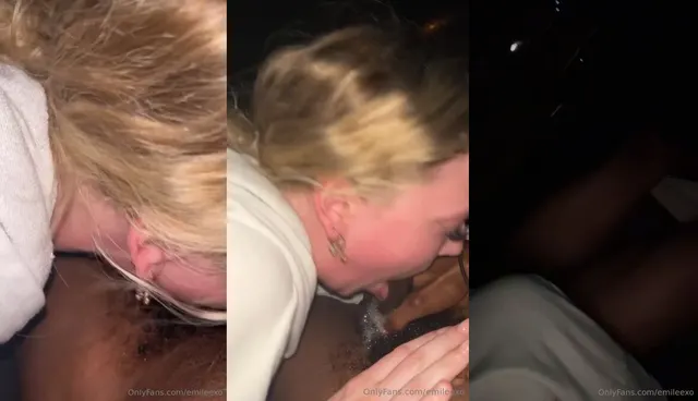 Emileexo Gives A Blowjob To A BBC