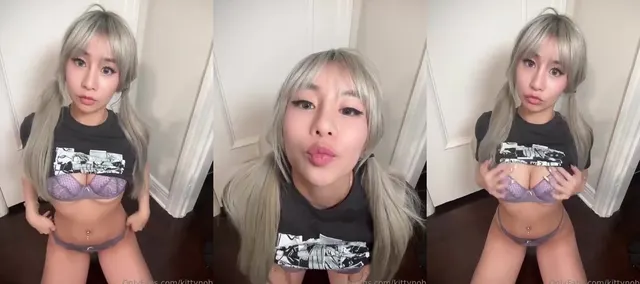 Kittynobi Flaunts Her Slim Body